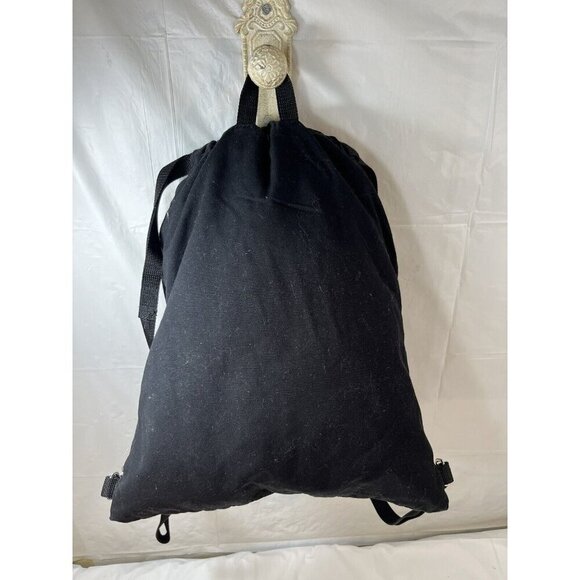 Walt Disney World Backpack Micky Mouse Printed Black Canvas Fabric - Picture 5 of 13